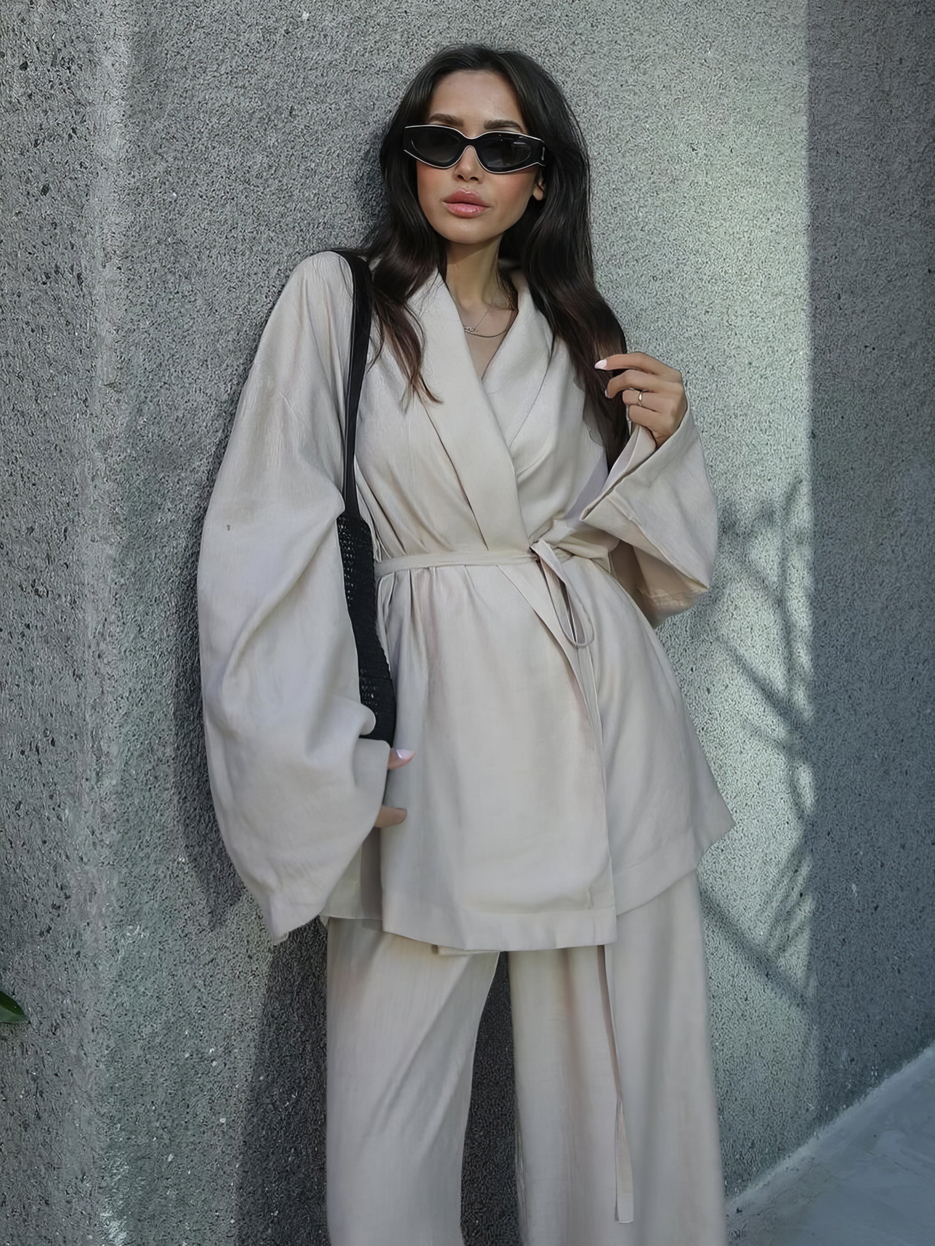 MAYA | KIMONO LINEN SET